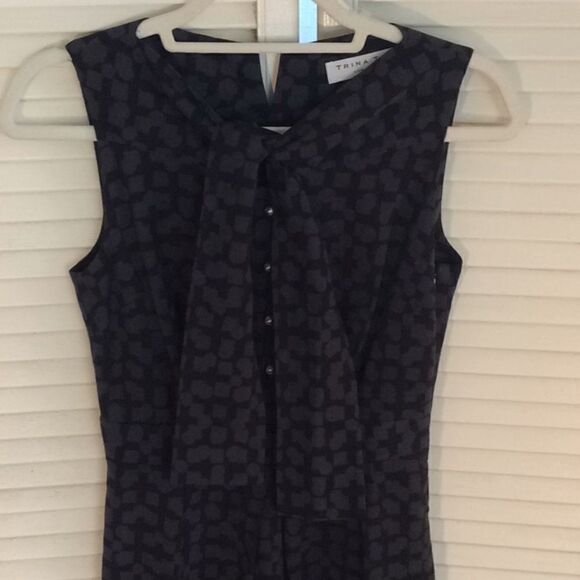 NWOT Trina Turk Tie Slight Flair Dress. Size 2 - Picture 7 of 16